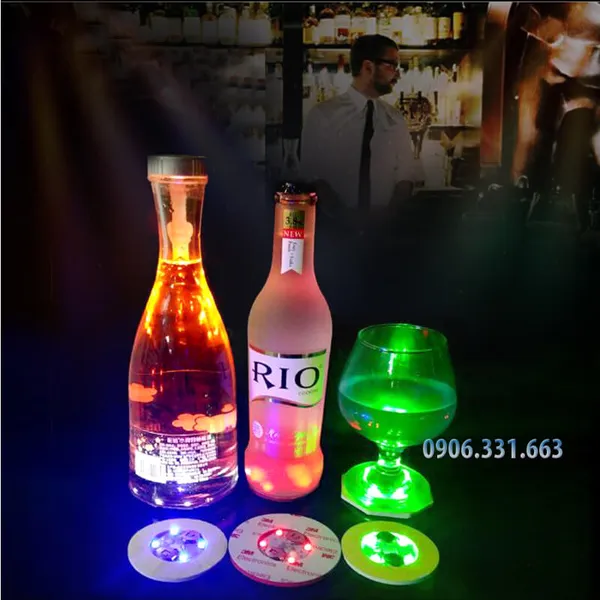 Đế lót ly phát sáng led