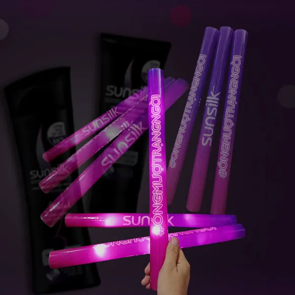 Gậy cổ vũ dán decal Sunsilk