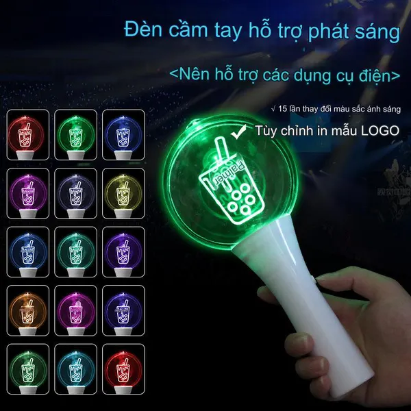 In lightstick 3D không xoay – Giải pháp tiết kiệm cho sự kiện