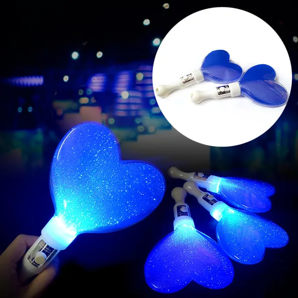 Lightstick led hình trái tim xanh dương