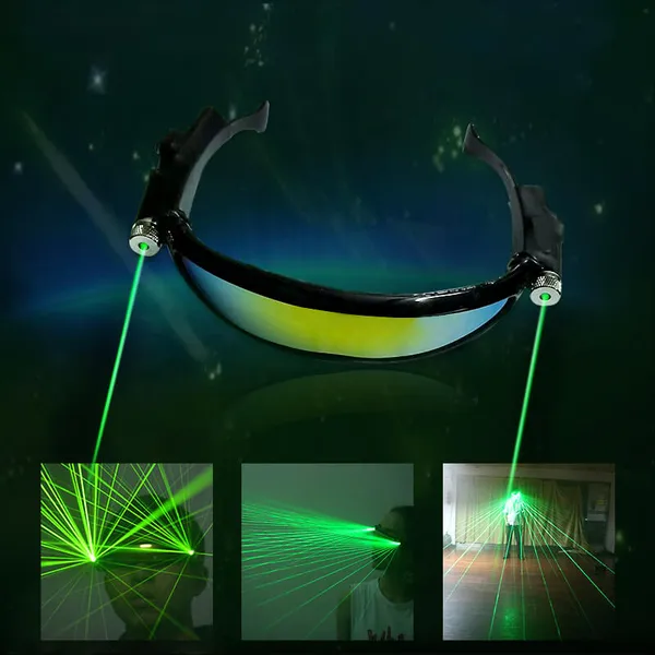 Mắt kính có gắn đèn laser