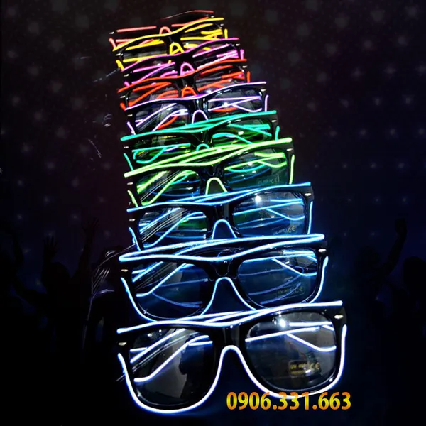 Mắt kính đèn led phát sáng EL Glasses