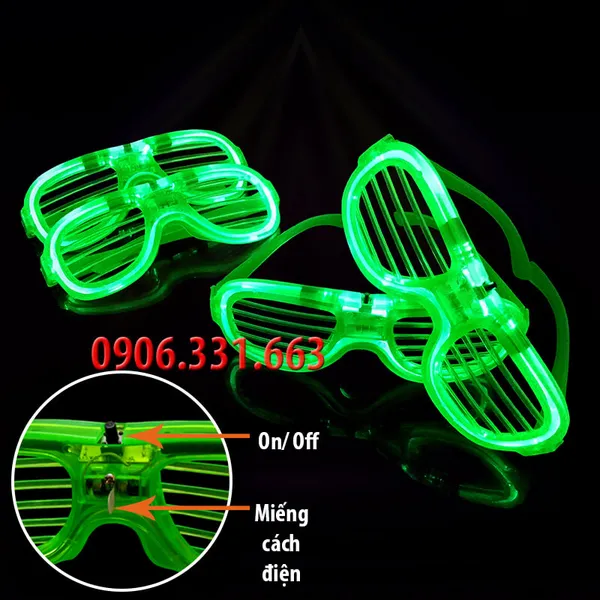 Mắt kính phát sáng xanh lá