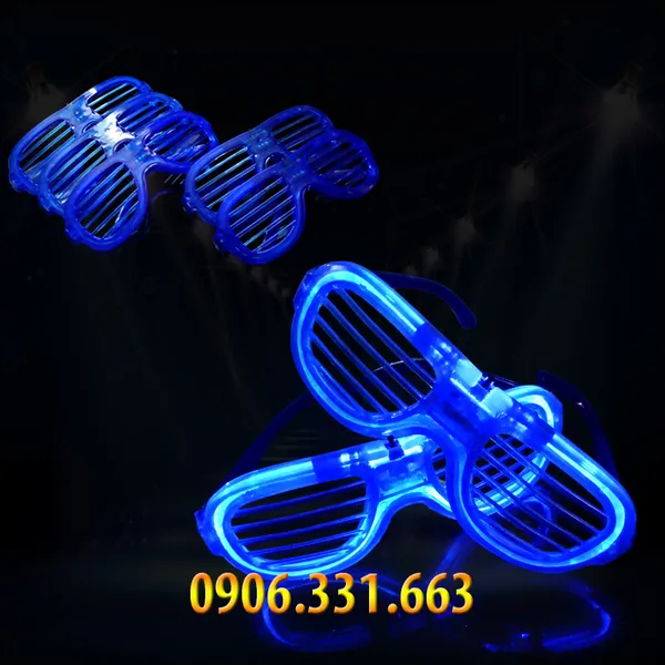 Mắt kính phát sáng xanh dương