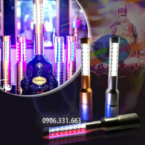 Thanh chụp đầu chai rượu phát sáng led