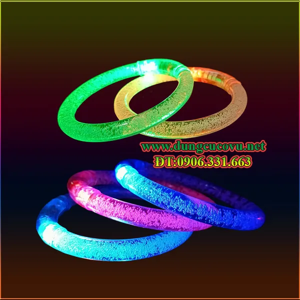 Vòng đeo tay led bọt biển trắng