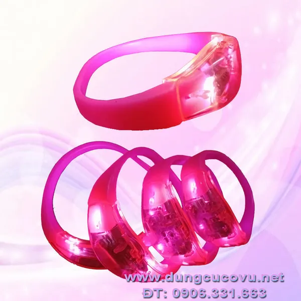 Vòng Đeo Tay Led Hồng