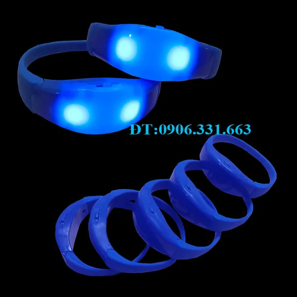 vòng tay cảm ứng xanh dương