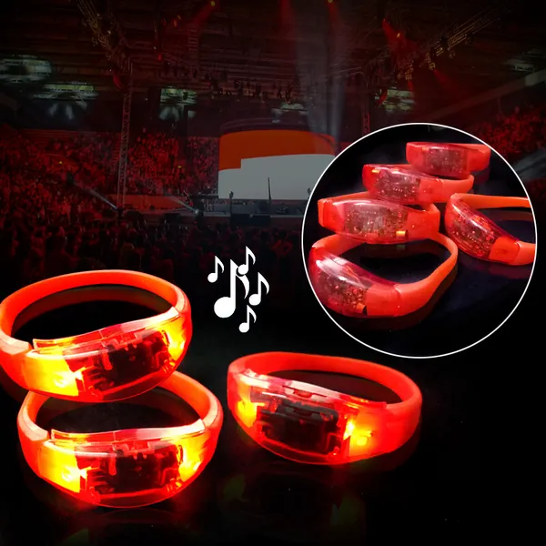 Vòng led đeo tay phát sáng màu đỏ