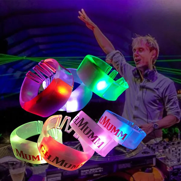 Vòng tay led dán decal