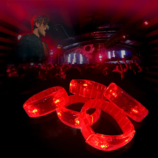 Vòng tay led phát sáng màu đỏ