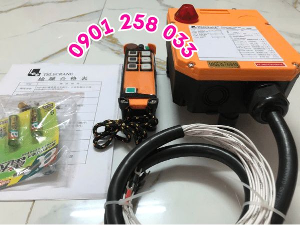 Điều khiển 6 nút Telecrane F24-6D Điều khiển 6 nút Telecrane F24-6D