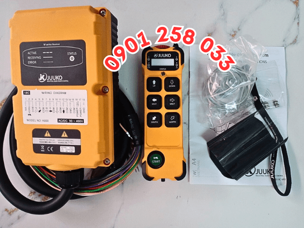 Bộ điều khiển từ xa cầu trục Juuko K600 Bộ điều khiển từ xa cầu trục Juuko K600