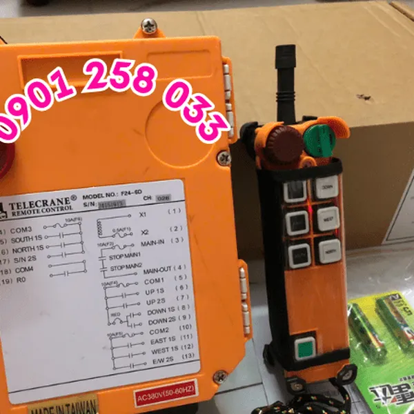 Điều khiển 6 nút Telecrane F24-6D