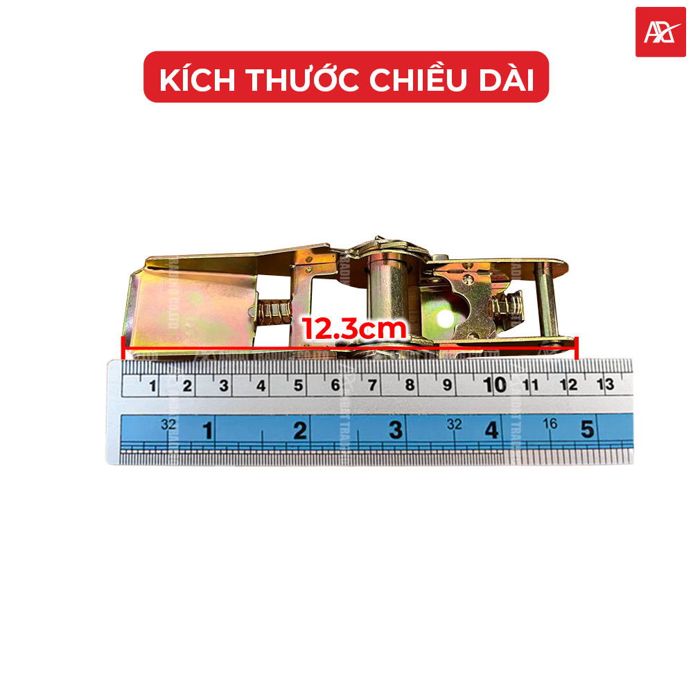 Chiều dài tổng thể khi đầu tăng đơ bản 25mm tải 800kg được mở Chiều dài tổng thể khi đầu tăng đơ bản 25mm tải 800kg được mở