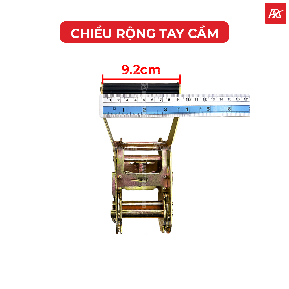 Chiều rộng phần tay cầm của đầu tăng đơ bản 50mm tải 3 tấn Chiều rộng phần tay cầm của đầu tăng đơ bản 50mm tải 3 tấn