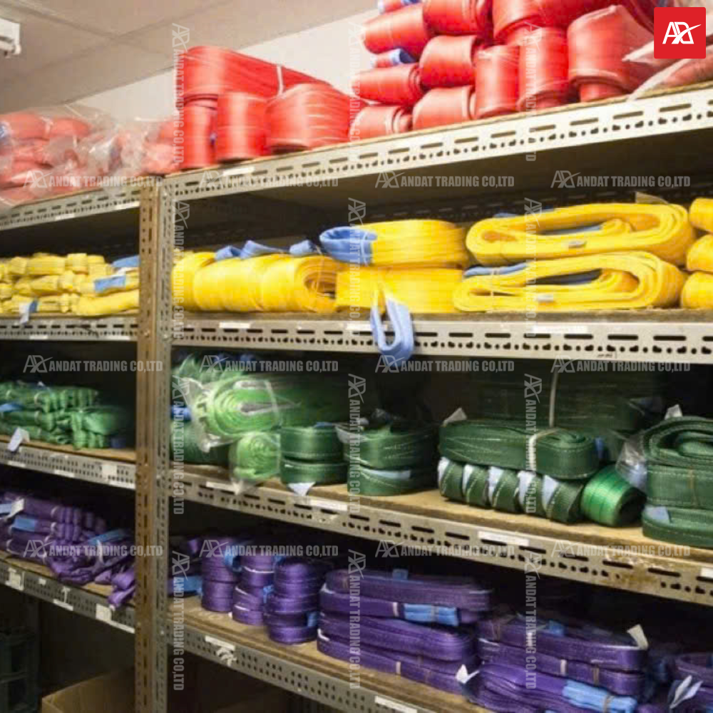 Đầy đủ tải trọng dây cáp vải sẵn tại kho Đầy đủ tải trọng dây cáp vải sẵn tại kho