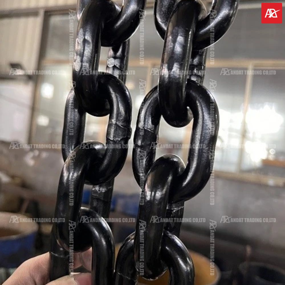 Xích nâng chịu lực G80 màu đen chất lượng cao