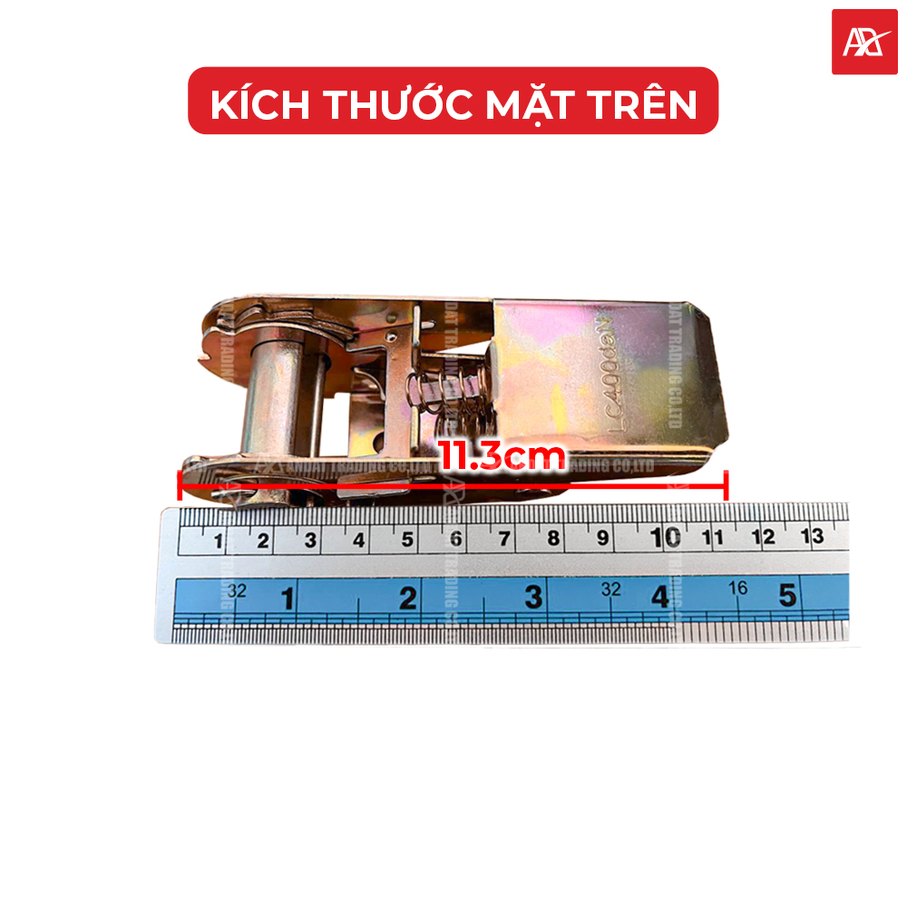 Kích thước mặt trên của đầu tăng đơ bản 25mm tải 800kg Kích thước mặt trên của đầu tăng đơ bản 25mm tải 800kg