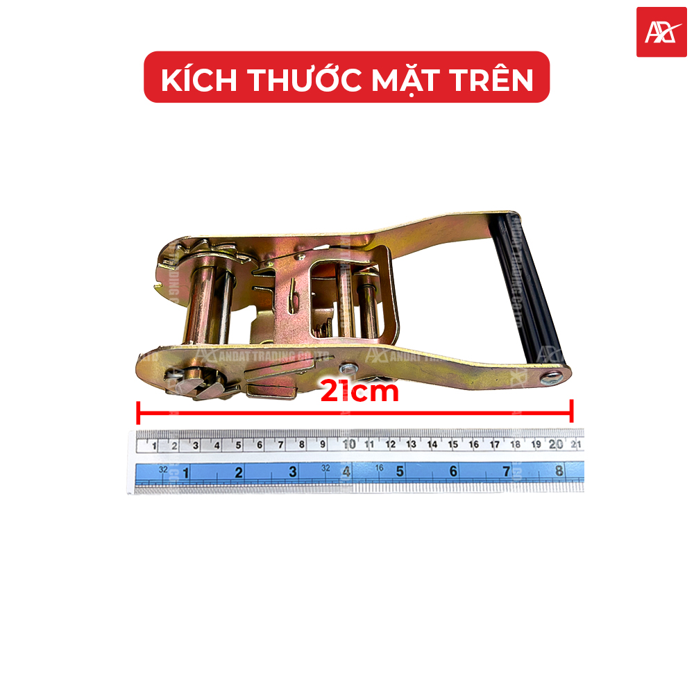 Kích thước mặt trên của đầu tăng đơ bản 50mm tải 3 tấn Kích thước mặt trên của đầu tăng đơ bản 50mm tải 3 tấn