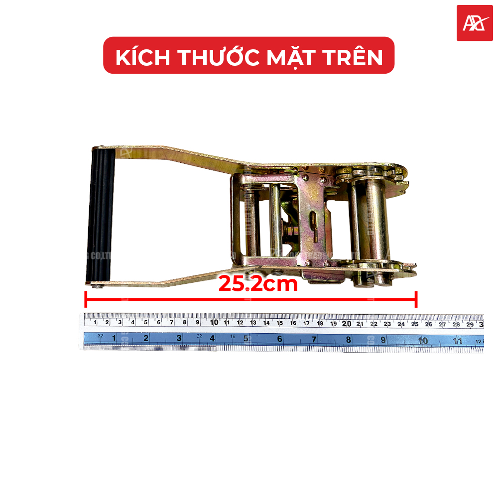 Kích thước mặt trên của đầu tăng đơ bản 50mm tải 5 tấn Kích thước mặt trên của đầu tăng đơ bản 50mm tải 5 tấn