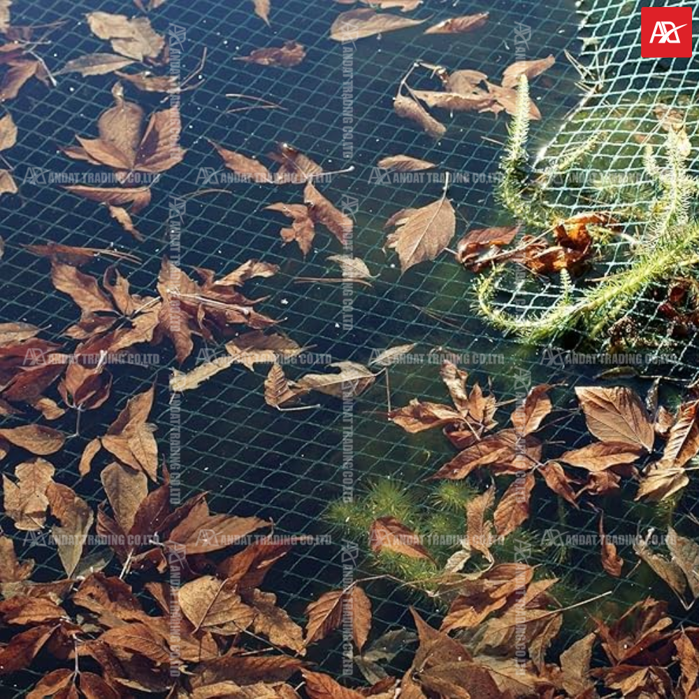 Còn được sử dụng để ngăn lá và rác ở hồ cá Còn được sử dụng để ngăn lá và rác ở hồ cá