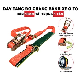 Dây Tăng Đơ Chằng Bánh Xe Vận Chuyển Ô Tô