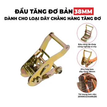 Đầu Tăng Đơ Bản 38mm Tải 2 Tấn