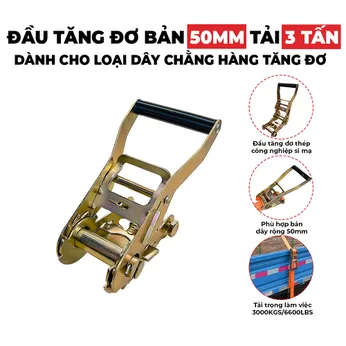 Đầu Tăng Đơ Bản 50mm Tải 3 Tấn