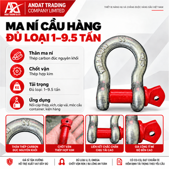 Ma Ní Cẩu Hàng - Đủ Loại 1-9.5 Tấn, Giá Sỉ Tận Xưởng | ANDAT