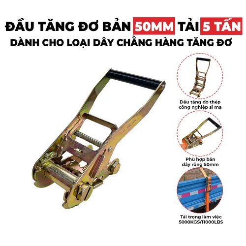 Đầu Tăng Đơ Bản 50mm Tải 5 Tấn