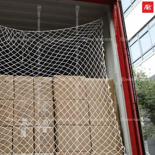 Lưới chắn hàng container phi 4 mắt 10cm 