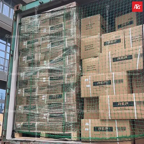 Lưới chắn container phi 2 10cm sợi cước