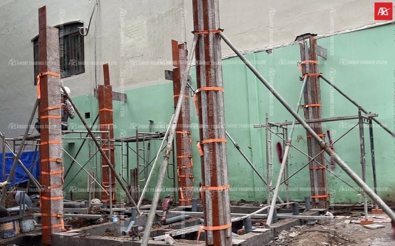 DÂY CHẰNG TĂNG ĐƠ CỤM TRỤ BÊ TÔNG, CỐP PHA (COFFA) – GIẢI PHÁP CỐ ĐỊNH CHẮC CHẮN TRONG XÂY DỰNG