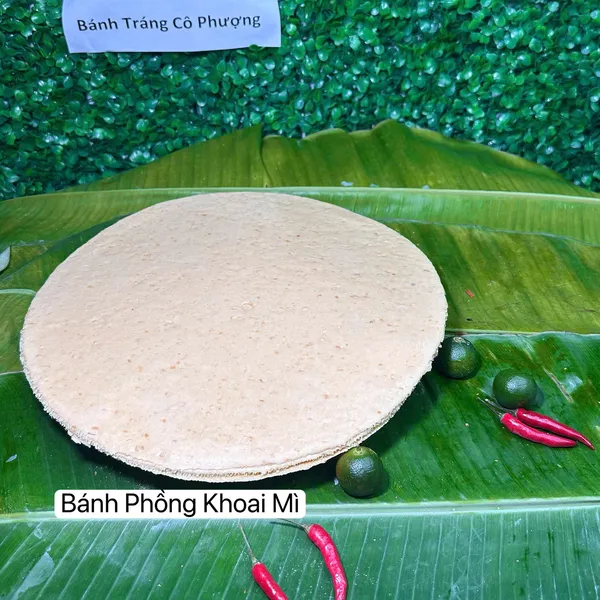 Bánh tráng phồng khoai