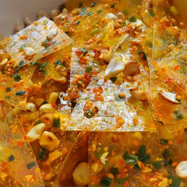 Bánh tráng trộn sẵn vị tôm