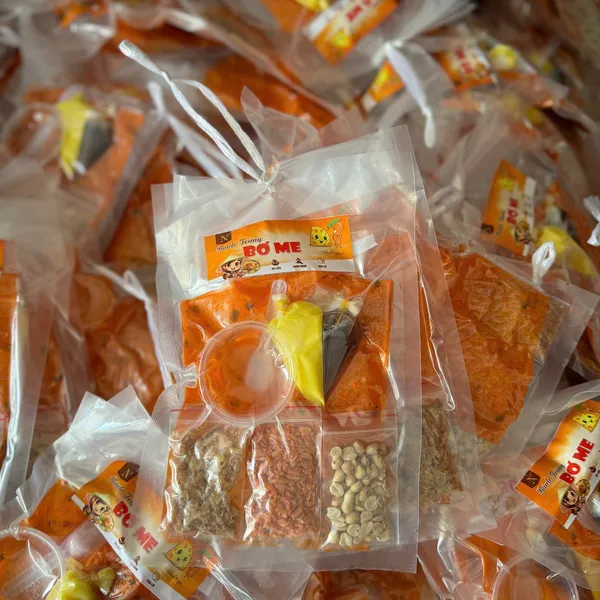 Set bánh tráng bơ me