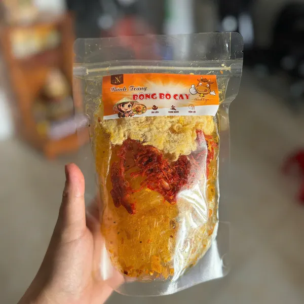 Set bánh tráng bông bò cay