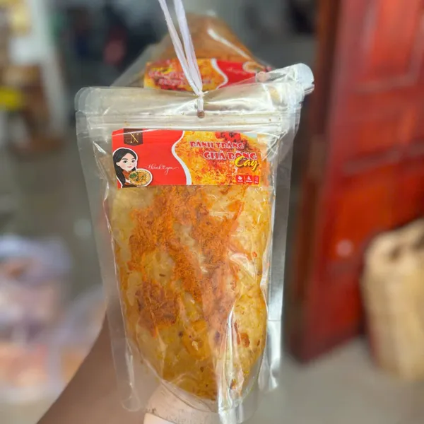 Set bánh tráng chà bông cay