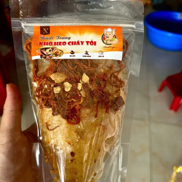 Set bánh tráng heo tỏi