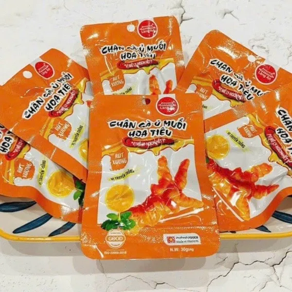 Chân gà rút xương ủ muối hoa tiêu Làng An MINA FOOD