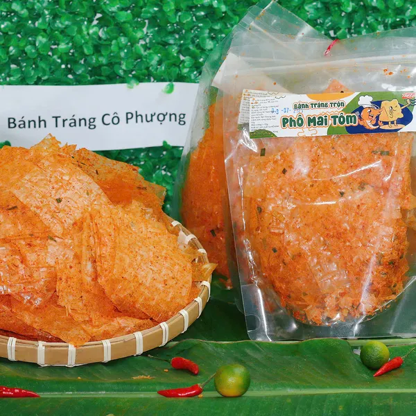 Bánh tráng xâu túi zip phô mai tôm