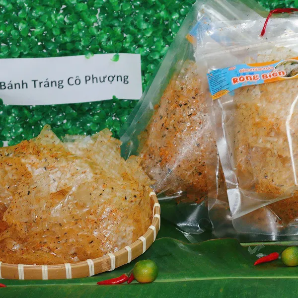 Bánh tráng xâu túi zip rong biển