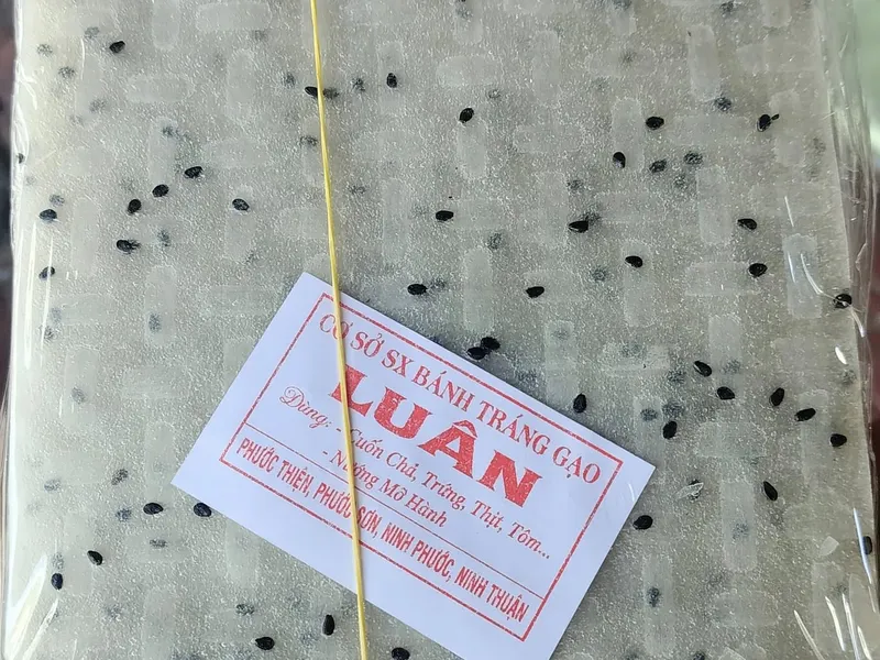 Bánh tráng cuốn miền trung về hàng