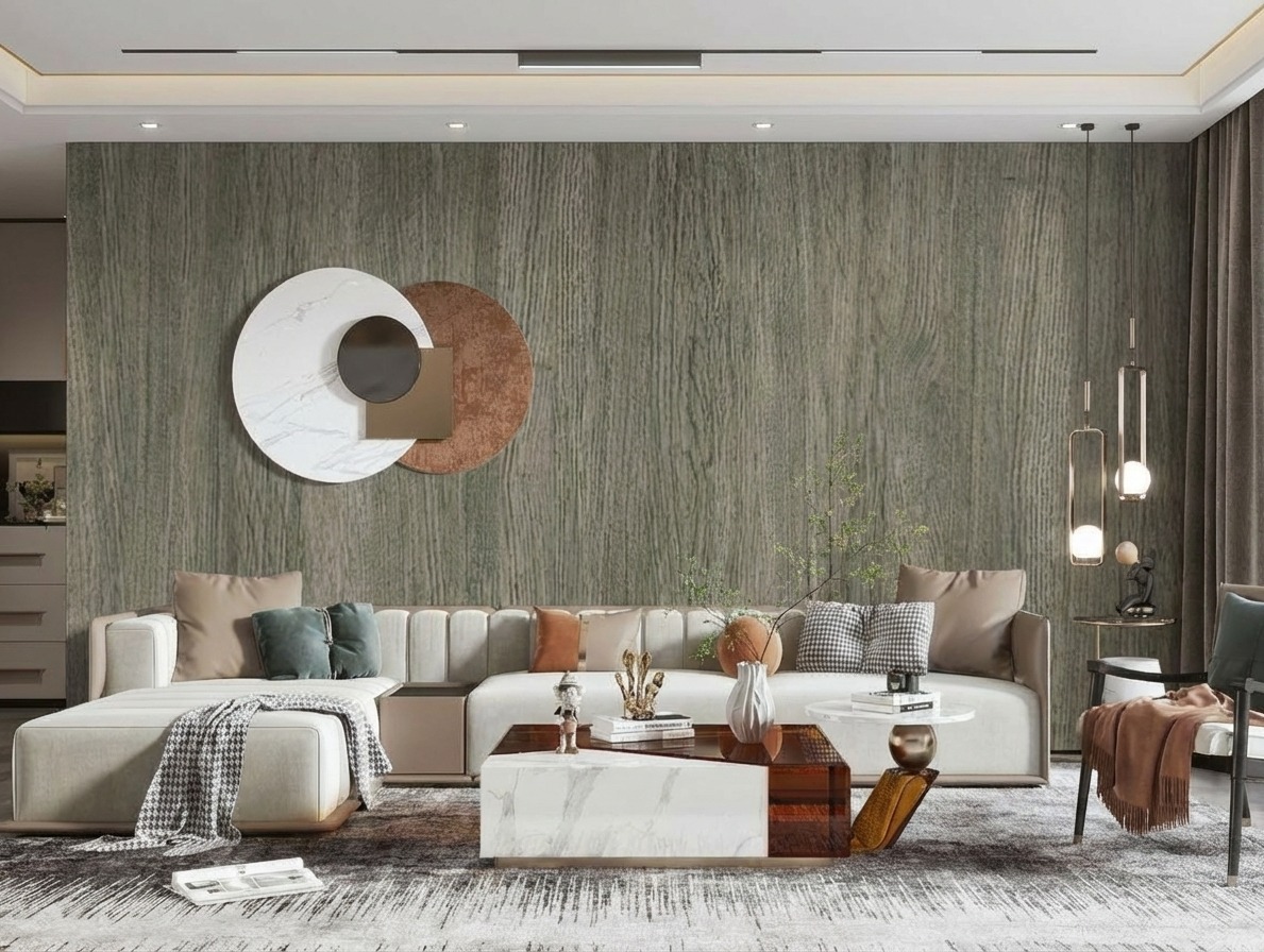 Giấy D&aacute;n Tường Vconcept M&atilde; 7920-2 V&acirc;n Giả Gỗ M&agrave;u X&aacute;m 