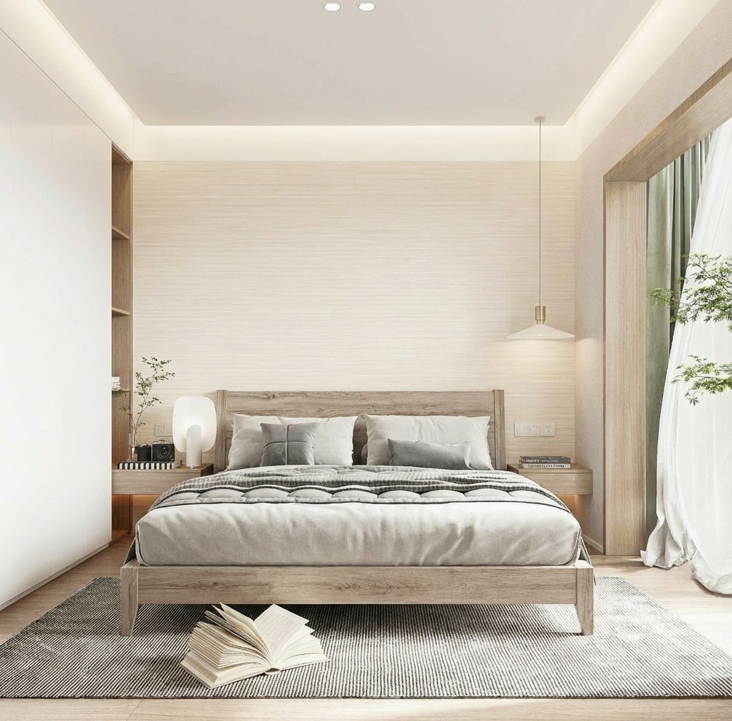 Giấy Dán Tường Art Deco Mã 8269-2 Vàng Pastel Vân Ngang Tươi Sáng Giấy Dán Tường Art Deco Mã 8269-2 Vàng Pastel Vân Ngang Tươi Sáng