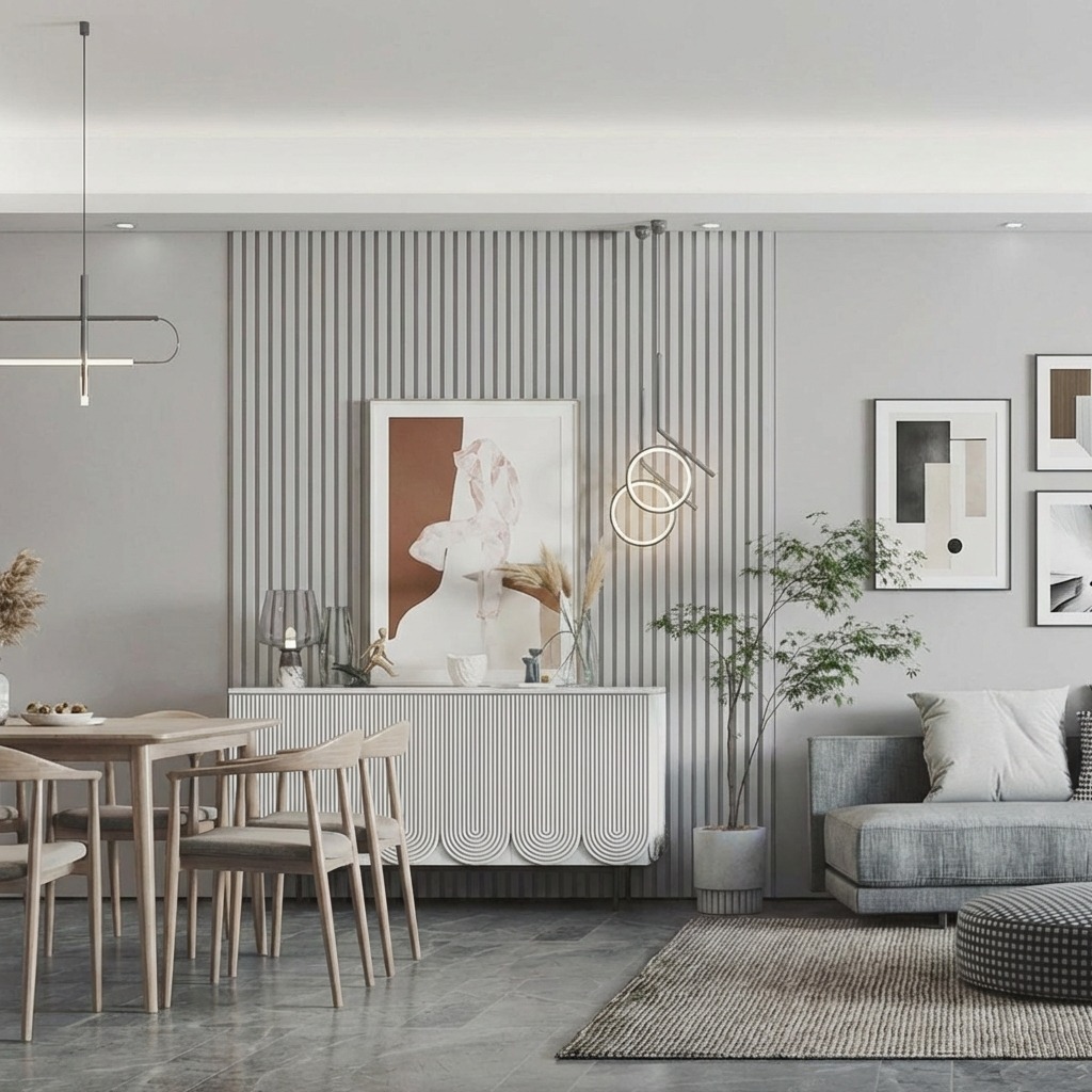 Giấy Dán Tường Cassia Mã 8671-1 Xám Nhạt Sọc Mờ Trang Nhã Giấy Dán Tường Cassia Mã 8671-1 Xám Nhạt Sọc Mờ Trang Nhã