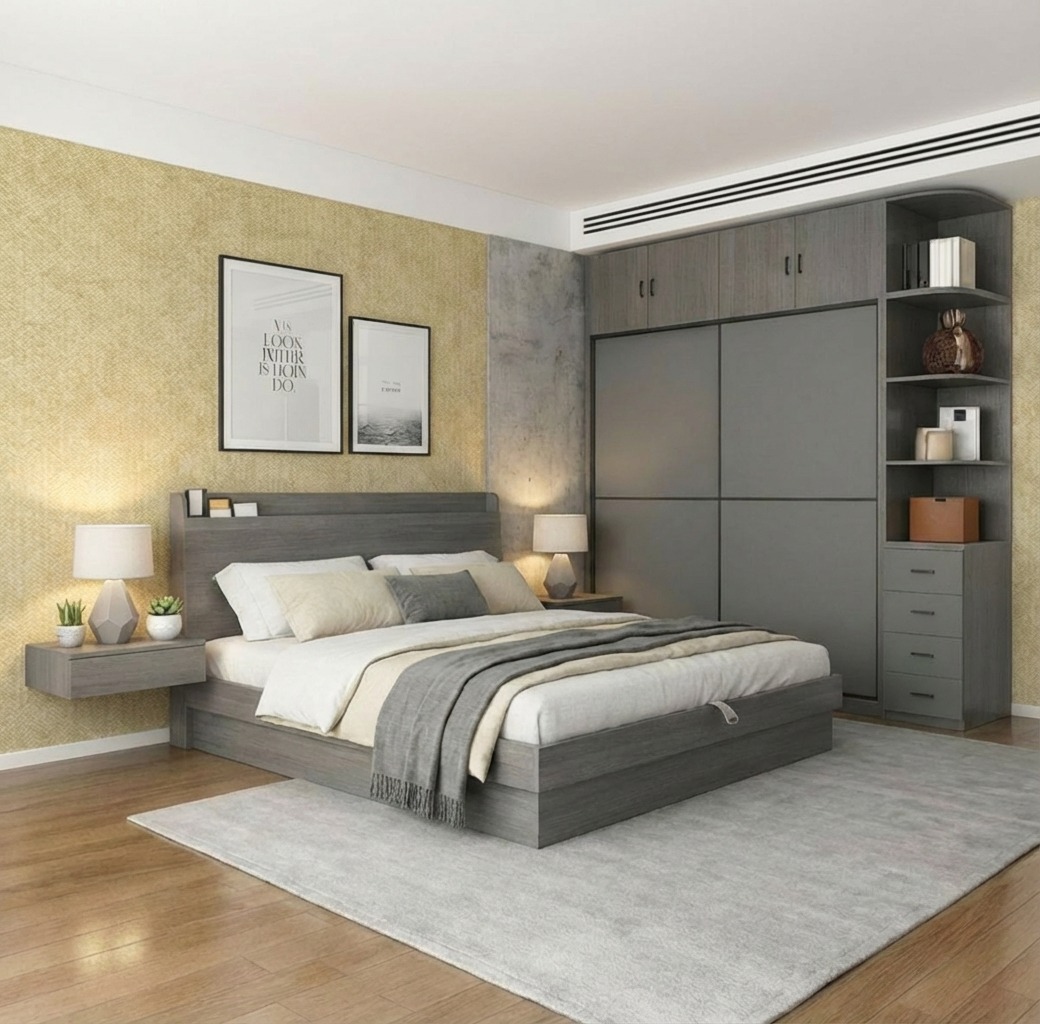 Giấy D&aacute;n Tường Imperial M&atilde; 81013-3 Hoạ Tiết Vải Bố M&agrave;u V&agrave;ng C&aacute;t