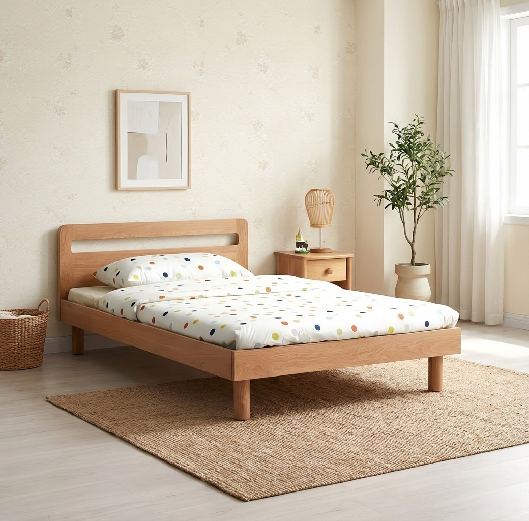 Giấy D&aacute;n Tường Nhật Bản M&atilde; Ba6021 M&agrave;u Kem Hoạ Tiết Hoa Đẹp