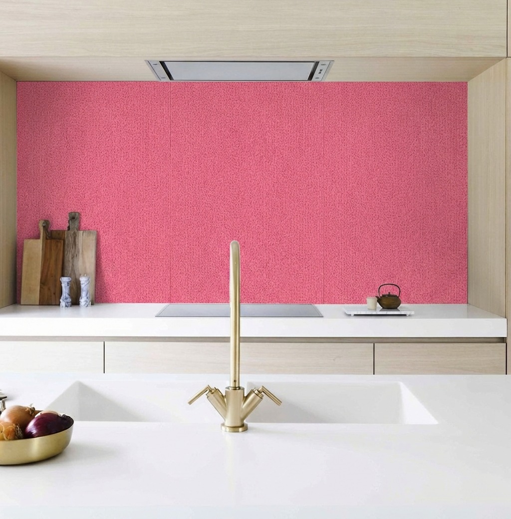 Giấy D&aacute;n Tường Nhật Bản M&atilde; Ba6181 M&agrave;u Hồng Đơn Giản